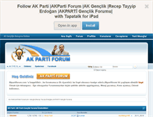 Tablet Screenshot of akpartiforum.com